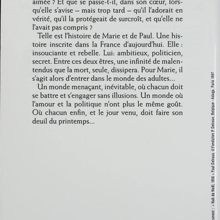 Le deuil du printemps – Marie-France Pisier – Roman intimiste, mémoire et drame psychologique autour de l’absence et du souvenir - Livre