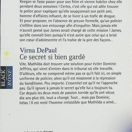 Un troublant partenaire – Ce secret si bien gardé – Suzanne Brockmann / Virna DePaul – roman suspense romance danger intrigue - Livre