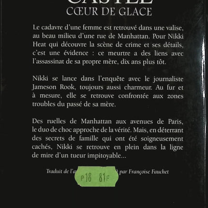 Cœur de glace Richard Castle Roman policier suspense - Livre