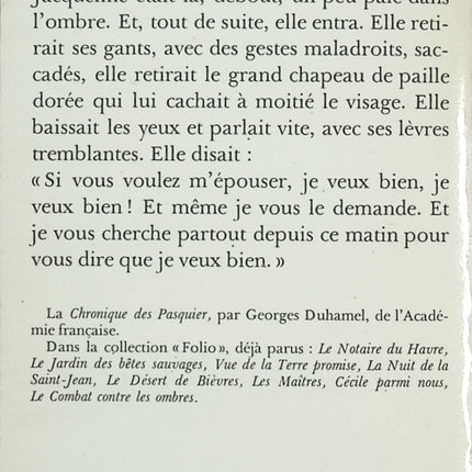 Le Combat contre les ombres – Georges Duhamel – Roman de la Chronique des Pasquier et drame psychologique - Livre