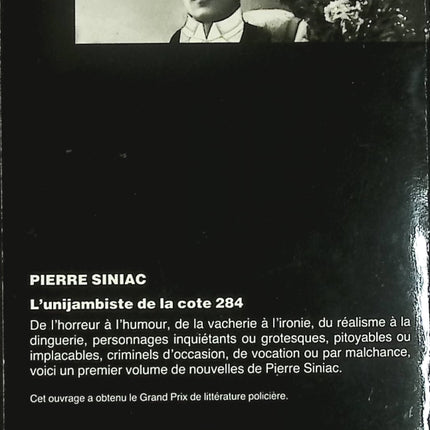 L'unijambiste de la cote 284 - Pierre Siniac - Roman policier noir et historique - Livre d'occasion - Livre