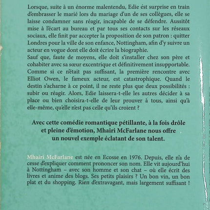Pas celle que tu crois – Mhairi McFarlane – comédie romantique so british humour et amour - Livre