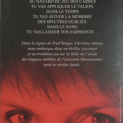 Web mortem – Christine Adamo – thriller informatique cybercrime jeux en ligne meurtres rituels Mésopotamie - Livre