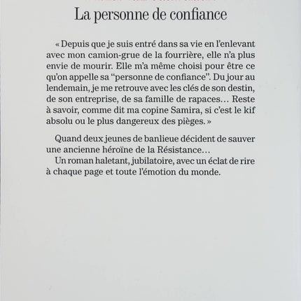 La Personne de confiance - Didier van Cauwelaert - Roman contemporain d'occasion - Livre