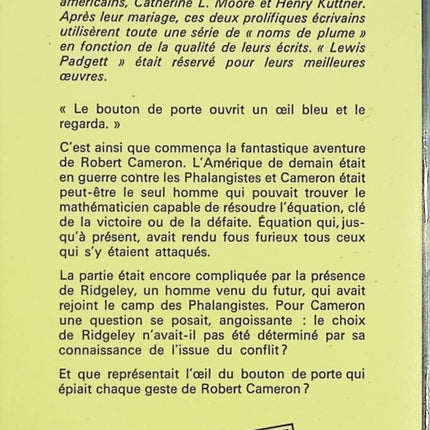 L’Échiquier fabuleux – Lewis Padgett – Roman de science-fiction et nouvelle classique sur le génie et les jeux d’esprit - Livre