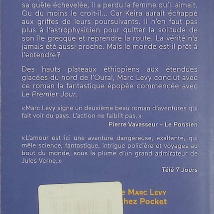 La Première Nuit – Tome 2 – Marc Levy – roman contemporain, aventure, amour, voyage, mystère et quête - Livre
