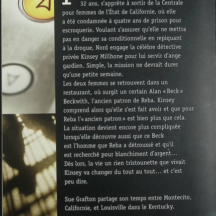 R… comme ricochet – Sue Grafton – Roman policier américain, enquête privée et série Alphabet - Livre