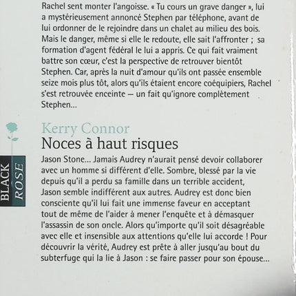 L’amour en danger – Noces à hauts risques – Charlotte Douglas / Kerry Connor – roman suspense romance mariage danger - Livre