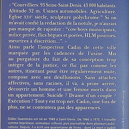Le Bourreau et son double – Didier Daeninckx – Polar noir en Seine-Saint-Denis – Livre d'occasion - Livre