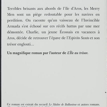 La Chaussée des Merry Men - Robert Louis Stevenson - Roman d’aventure d’occasion entre mystère, naufrage et trésor caché - Livre
