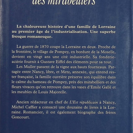 Le Hameau des Mirabelliers – Michel Caffier – roman du terroir lorrain et saga familiale - Livre