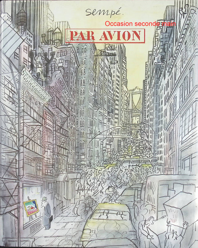Par avion - Sempé, Jean-Jacques - Album humour et dessins d'occasion - Livre