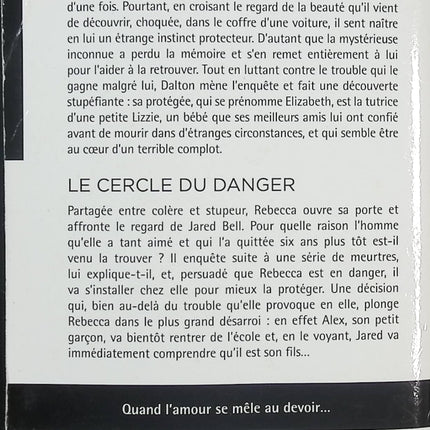 Menaces sur une innocente – Le cercle du danger – Lisa Childs – roman suspense romantique intrigue danger - Livre