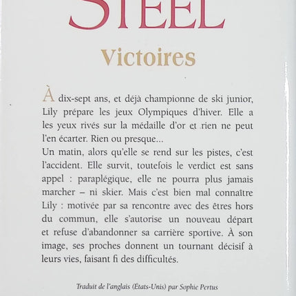 Victoires – Danielle Steel – roman contemporain drame familial carrière amour réussite - Livre