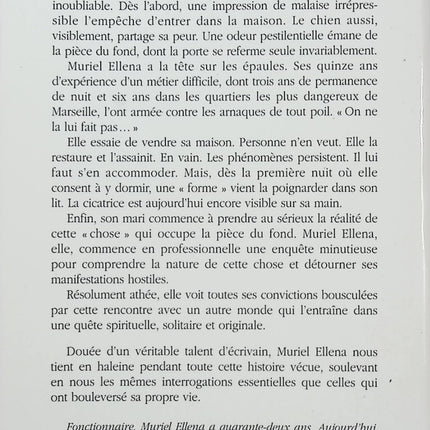 La maison au bout du canal - Muriel Ellena - Récit paranormal - Maison hantée - Phénomènes mystérieux - Spiritualité - Livre