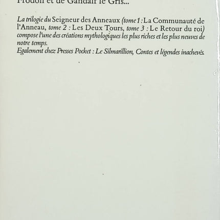 Le Seigneur des Anneaux Tome 3 – Le Retour du Roi – J.R.R. Tolkien – Fantasy épique aventure guerre de l’Anneau - Livre