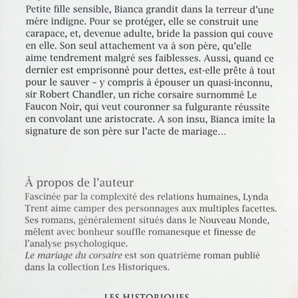 Le mariage du corsaire – Lynda Trent – romance historique corsaire mariage forcé passion Angleterre - Livre