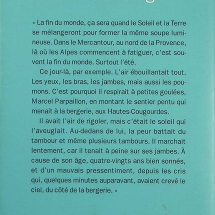 Mort d’un berger – Franz-Olivier Giesbert – Roman policier français en montagne sur vengeance, secrets et nature sauvage - Livre