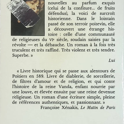 La Révolte des nonnes - Régine Deforges - Roman historique au temps des Mérovingiens - Livre d'occasion - Livre