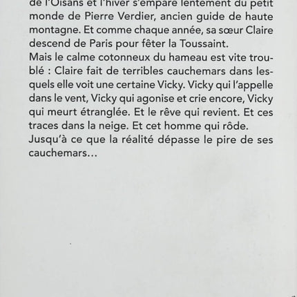 La Dame de pierre – Xavier-Marie Bonnot – Roman policier – thriller psychologique en montagne et drame familial - Livre