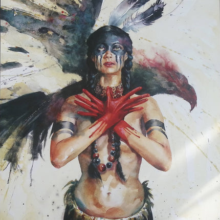 Chamanes - Les chants de la déesse + Le livre de croquis - Édition Deluxe - Jean-Sébastien Rossbach - Artbook d'occasion - Livre