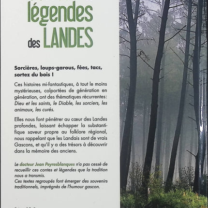 Les meilleurs Contes et légendes des Landes Jean Peyresblanques – Livre de folklore landais, traditions régionales, récits populaires et légendes du Sud-Ouest - Livre