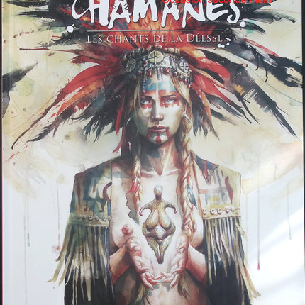 Chamanes - Les chants de la déesse + Le livre de croquis - Édition Deluxe - Jean-Sébastien Rossbach - Artbook d'occasion - Livre