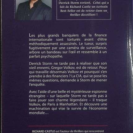 Avis de tempête Une aventure de Derrick Storm Richard Castle Thriller espionnage - Livre