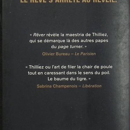 Rêver – Édition Collector – Franck Thilliez – Thriller psychologique – Abigaël, rêves et enquête - Livre