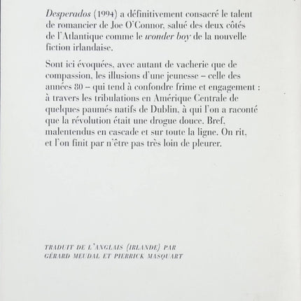 Desperados - Joseph O'Connor - livre