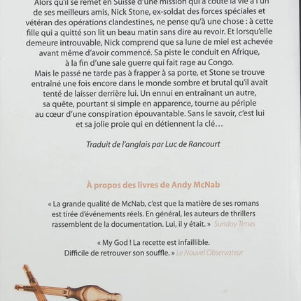 Hostiles Andy McNab – Thriller d’espionnage militaire, opération secrète, agents spéciaux et mission à haut risque - Livre