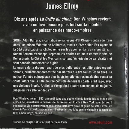 Cartel Don Winslow – Thriller policier sur les cartels mexicains, narcotrafic, corruption et guerre des gangs, suite de La Griffe du chien - Livre