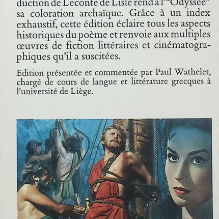 L'Odyssée - Homère - Classique grec - Ulysse - Voyage vers Ithaque - Mythologie grecque - Épopée antique - Livre