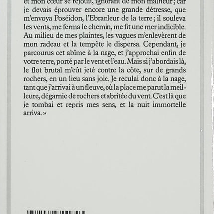 L'Odyssée - Homère - Ulysse - Mythologie grecque - Guerre de Troie - Voyage à Ithaque - Classique antique - Livre