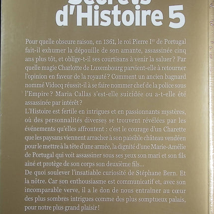 Secrets d’Histoire Tome 5 – Stéphane Bern – Essai historique – grands personnages et mystères de l’Histoire de France et d’Europe - Livre