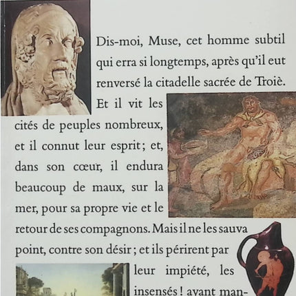 L'Odyssée - Homère - Classique grec - Ulysse - Voyage vers Ithaque - Mythologie grecque - Épopée antique - Livre