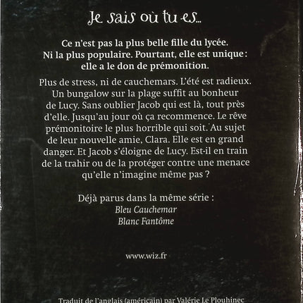 Gris secret Tome 3 – roman ado paranormal suspense visions Laurie Faria Stolarz saga mystère jeunesse - livre