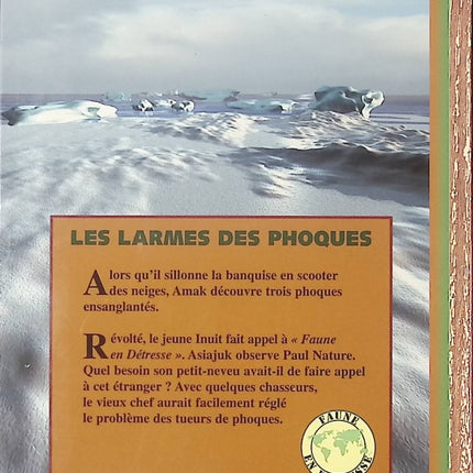 Les Larmes des Phoques – roman jeunesse aventure nature et océan Alain Surget sensibilisation environnement - livre
