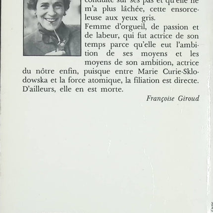 Une femme honorable - Françoise Giroud | Roman classique français - livre