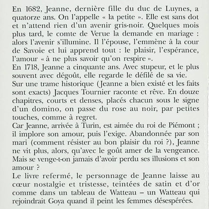 Jeanne de Luynes, comtesse de Verue – Biographie historique de Jacques Tournier - livre