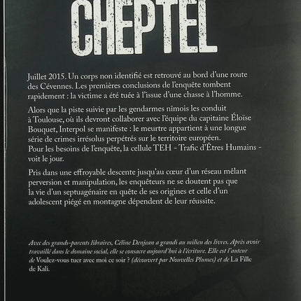 Le Cheptel – Céline Denjean – Thriller psychologique, enquête criminelle et suspense rural - Livre
