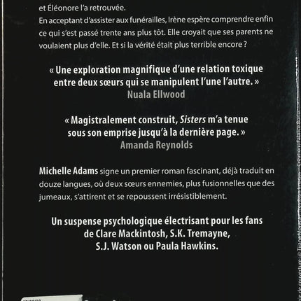 Sisters – Michelle Adams – thriller psychologique, secret de famille et suspense familial - Livre