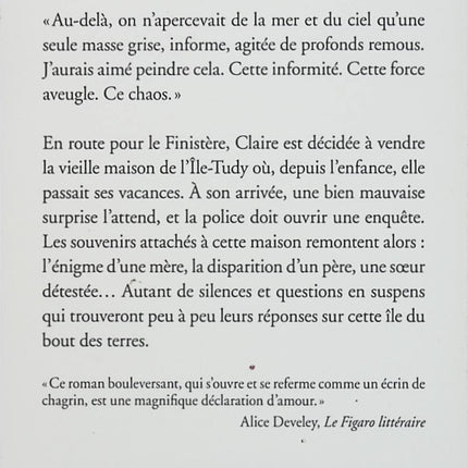 La maison de Bretagne – Marie Sizun – Roman contemporain mémoire famille secrets de jeunesse Bretagne - Livre
