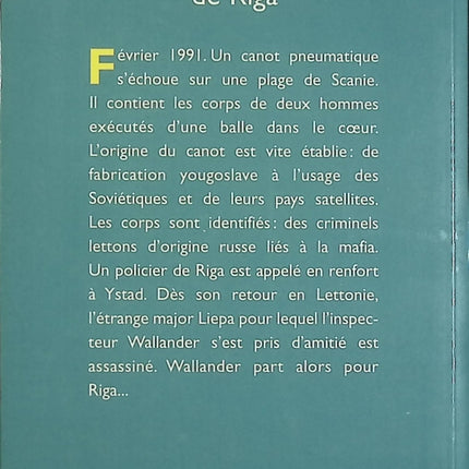Les Chiens de Riga – Henning Mankell – polar nordique, enquête de Wallander et thriller scandinave - Livre