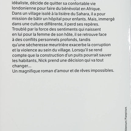 Le Voleur d’eau – Claire Hajaj – Roman contemporain Afrique Sahara amour impossible quête humanitaire - Livre