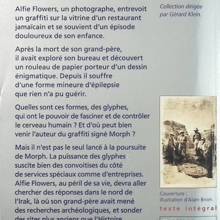 Glyphes – Paul J. McAuley – Roman de science-fiction – Technologie, futur et mystère archéologique - Livre