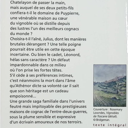 L’Or des Borderies – Jean-Paul Malaval – Roman terroir Cognac famille secrets héritage France rurale - Livre