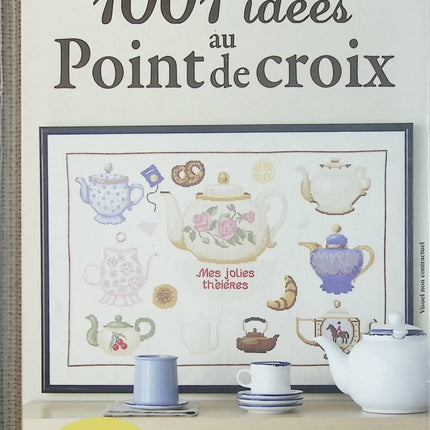 1001 idées au Point de Croix – Brigitte Roquemont – modèles de broderie, abécédaires et créations au point de croix - Livre