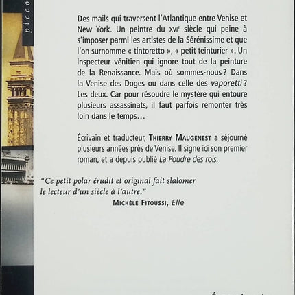 Venise.net – Thierry Maugenest – Polar historique Venise Tintoret enquête meurtres mystère - Livre