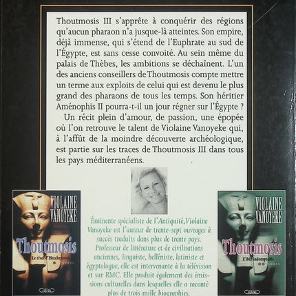 Thoutmosis Tome 3 : Au royaume du sublime – Violaine Vanoyeke – roman historique Égypte antique pharaon Thoutmosis III - Livre
